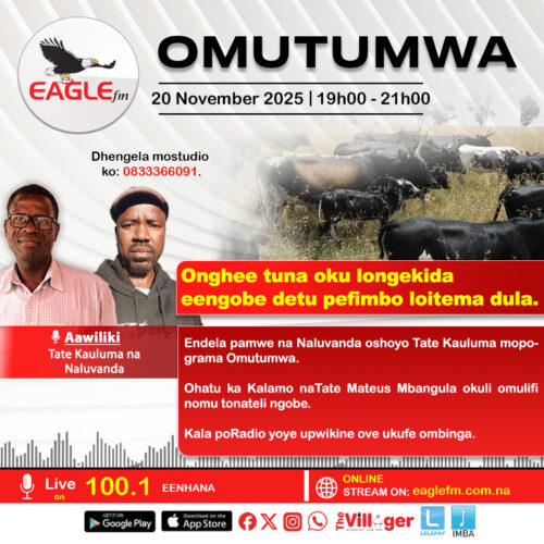 OMUTUMWA PAMWE NA NALUVANDA NA KAULUMA  (20 NOVEMBER 2025)