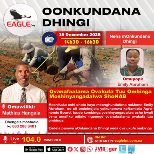OONKUNDANA DHINGI PAMWE NA MATHIAS (19 DECEMBER 2025)