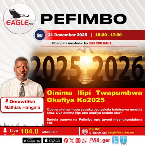 PEFIMBO PAMWE NA MATHIAS (31 DECEMBER 2025)
