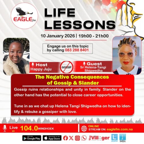 LIFE LESSONS WITH HELENA SHIGWEDHA (10 JANUARY 2026)