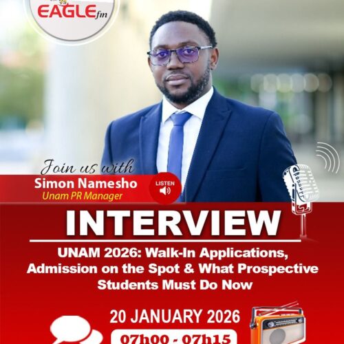 UNAM INTERVIEW ON APPLICATIONS AND ADMISSIONS WITH SIMON NAMESHO (20 JANAURY 2026)