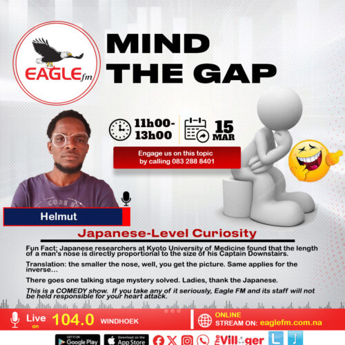 MIND THE GAP WITH HELMUT (15 MARCH 2026)