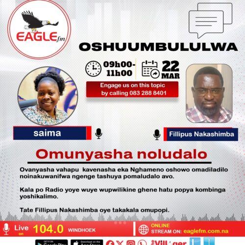 OSHUUMBULULWA PAMWE NA SAIMA (22 MARCH 2026)