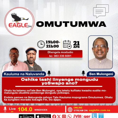 OMUTUMWA PAMWE NA NALUVANDA NA KAULUMA (21 APRIL 2026)