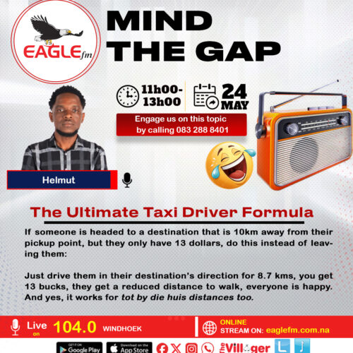 MIND THE GAP WITH HELMUT (24 MAY 2026)