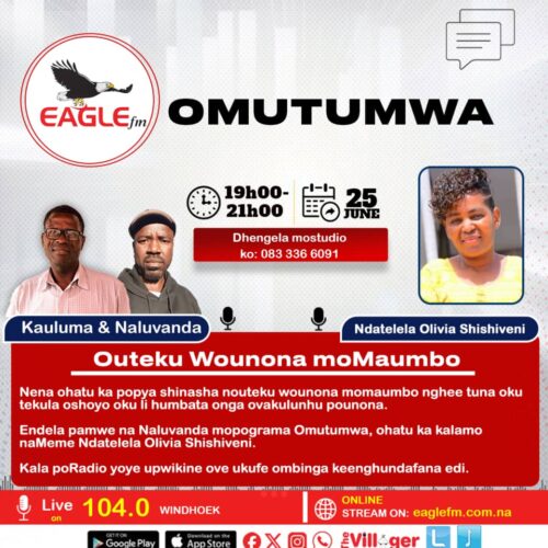 OMUTUMWA PAMWE NA NALUVANDA NA KAULUMA (25 JUNE 2026)