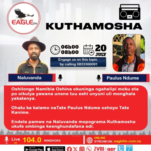 KUTHAMOSHA PAMWE NA NALUVANDA (20 JULY 2026)