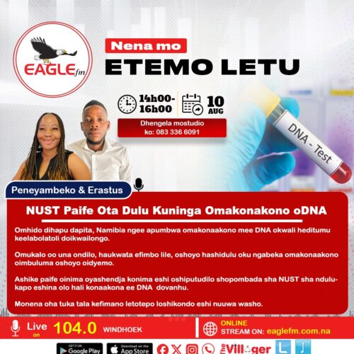 ETEMO LETU PAMWE NA PENEYAMBEKO NA ERASTUS (10 AUGUST 2026)