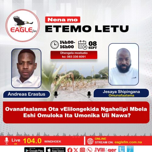 ETEMO LETU PAMWE NA ERASTUS (8 SEPTEMBER 2026)